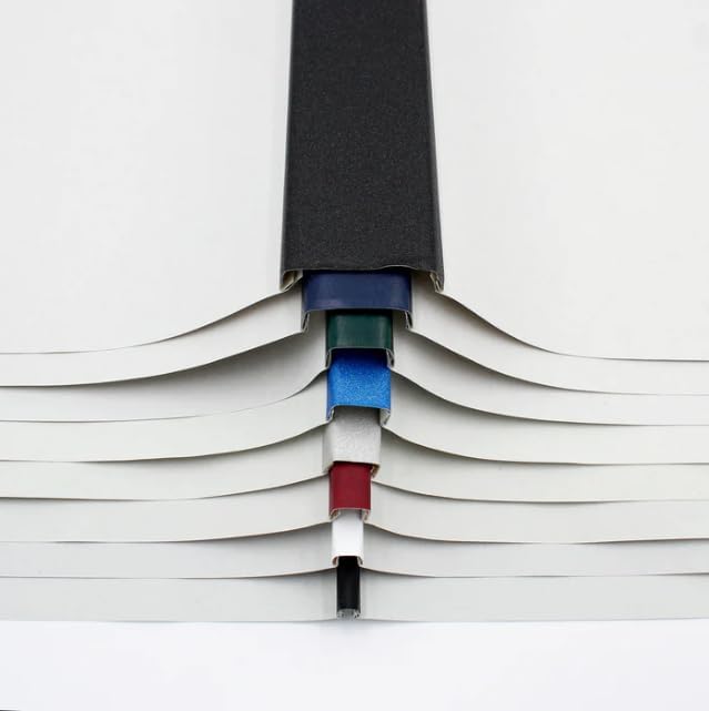 Thermal Binding Clear Covers with Steel Spine –for Thermal Binding Machines – Formerly Unibind – Used in Real Estate, Education and Various Businesses (Azur, 220 Sheets Max - 48/Box)