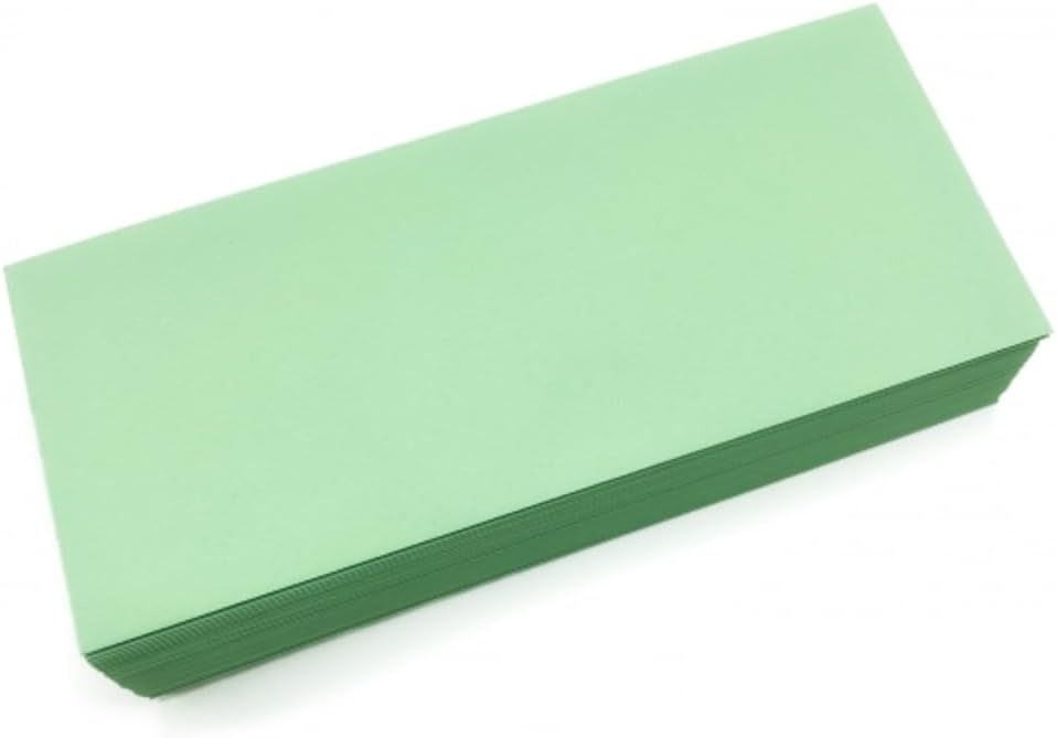 Limited Papers (TM) No. 10 Regular Standard Mailing Envelope - Pastel - Soft - 24 Pound (4.8 inch x 9.5 inch) - Announcement, Invoices, Checks, Letters, Contracts, Business Envelopes (Green, 1000)