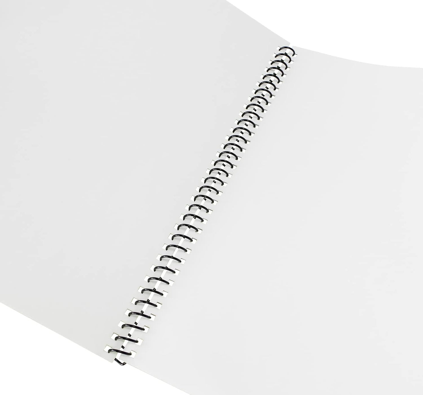 Rayson 3:1 Pitch Plastic Spiral Binding Coils, 7/16" Diameter, 11.1mm, Binds Up to 80 Sheets, Letter Size (8.5" x 11"), Black, Pack of 100