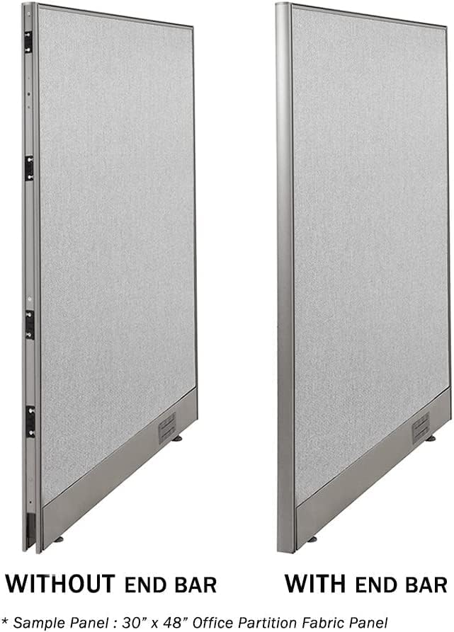 GOF Office Partition Single Panel (30"w x 60"h) 2.5ft x 5ft