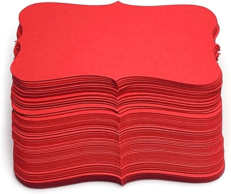PPAPPAPPIYO 3.5x2 color index cards (100) Paper - Blank (red)