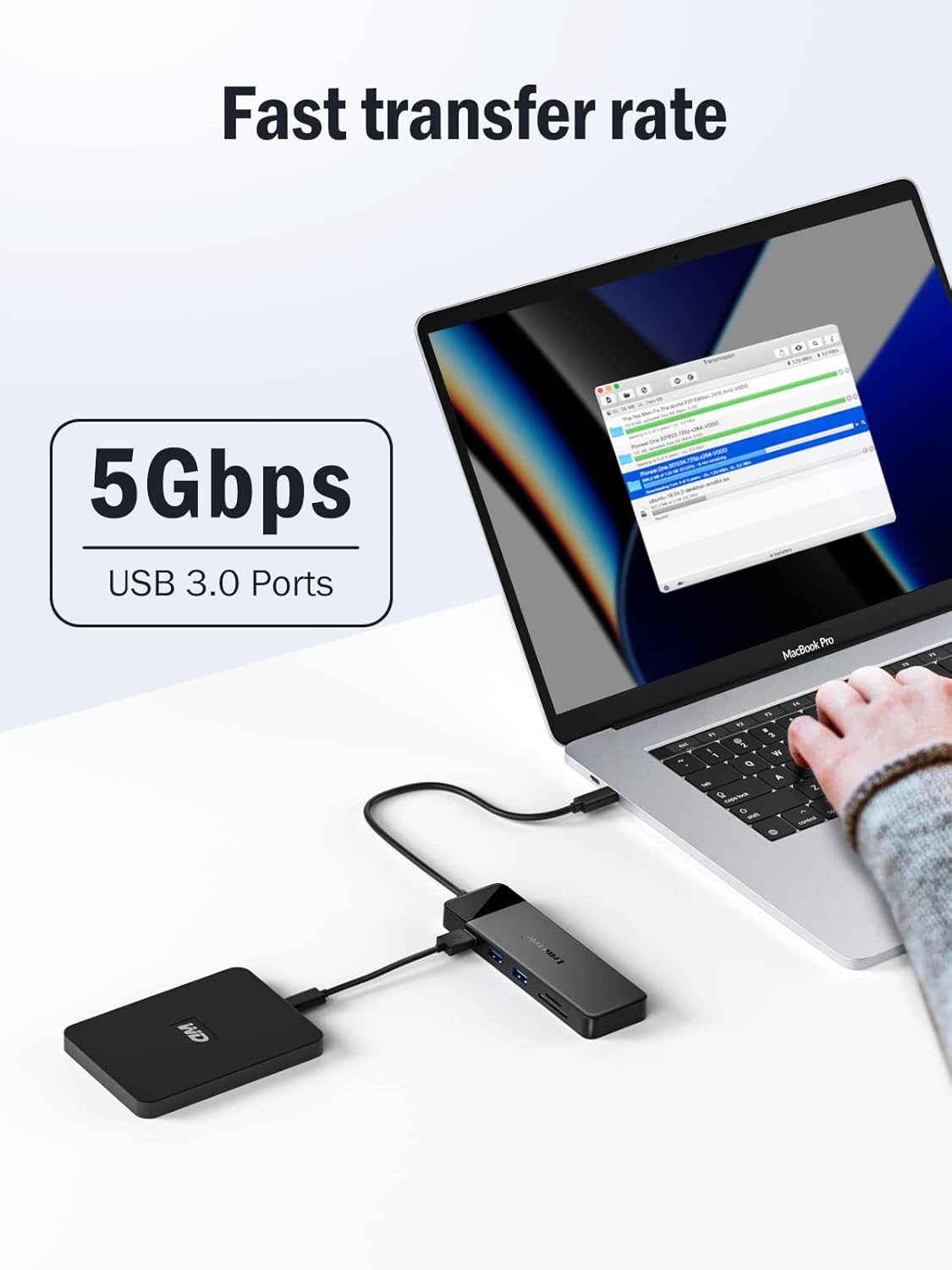 Lemorele USB C Docking Station Dual Monitor 10- in-1 Triple Display Laptop Hub Multiport Adapter w/2 HDMI 4K+VGA+3 USB3.0/2.0+TF/SD 2.0+Audio+100W PD, USB C Dongle for Mac/Dell/HP/Lenovo/Surface