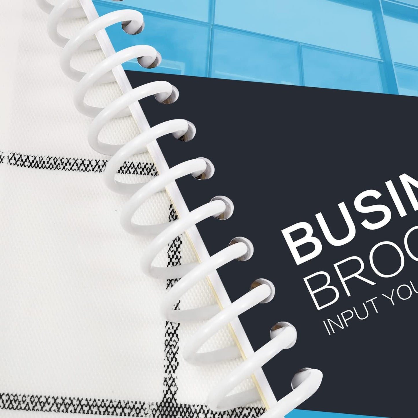 Rayson 9/16" Plastic Spiral Binding Coil, 115 Sheets Capacity, 4:1 Pitch 14.3mm White Coil Binding Spines for Business and Educational Purposes, Pack of 100