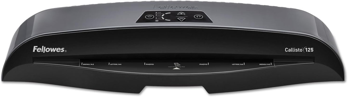 Fellowes Callisto 125 Laminator, 12.5-Inch (57291), Silver/Black