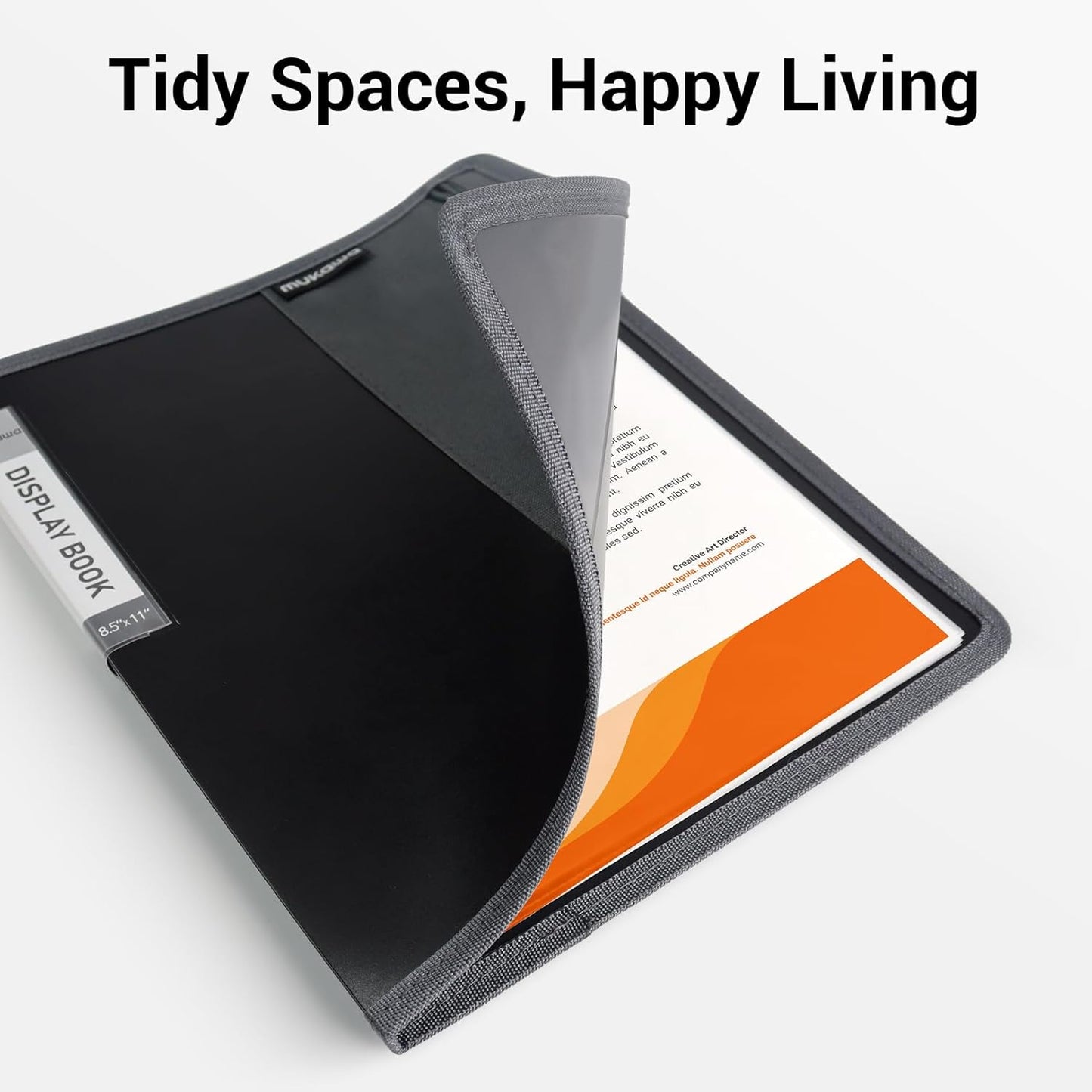 30-Pocket Display Book, 8.5×11 Letter Size Portfolio Folder with Clear Sleeves, Presentation/Certificate Binder & Document Organizer for School, Office & Home, 1 Pack