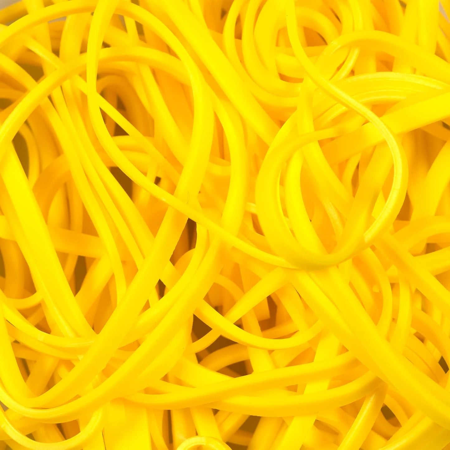 JAM PAPER Colorful Rubber Bands - Size 33 - Yellow Rubberbands - 100/Pack
