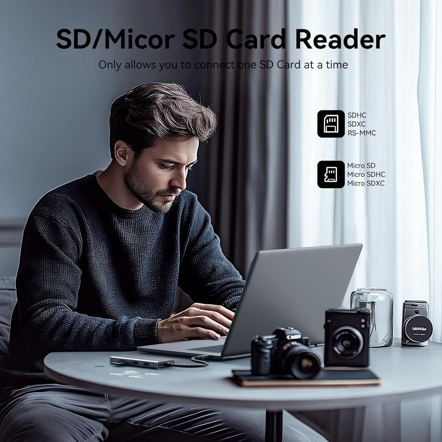 USB C Docking Station Dual Monitor HDMI Adapter for Dell HP Lenovo,Laptop Docking Station 3 Monitors USB C Hub Multiple Adapter Dongle with 2 HDMI 4K+VGA+100W PD Charger+3 USB Port+SD/TF Card Reader