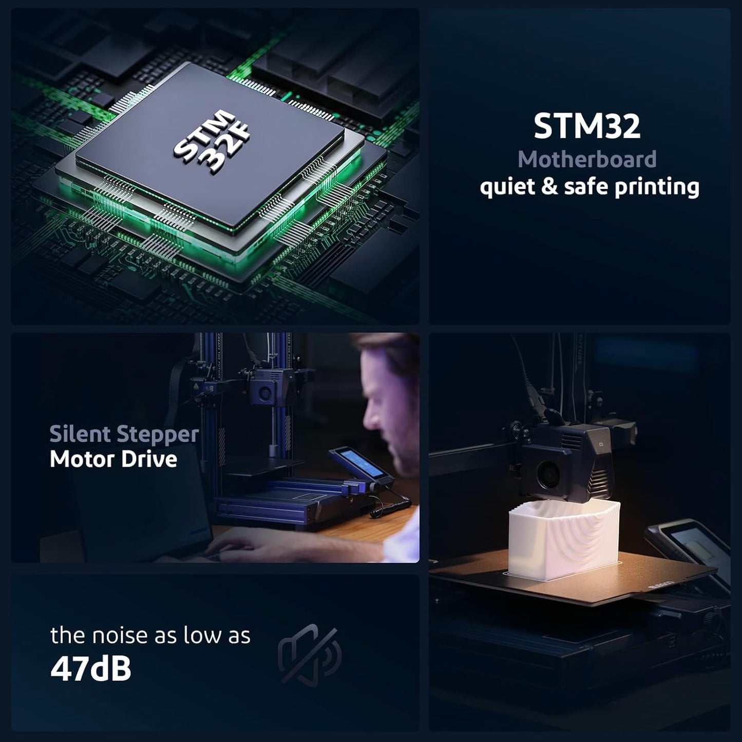 ELEGOO Neptune 3 Pro 3D Printer with Auto Bed Leveling, Dual-Gear Direct Extruder, Dual Lead Screw Drive, Removable Capacitive Screen,8.85x8.85x11in Large Printing Size