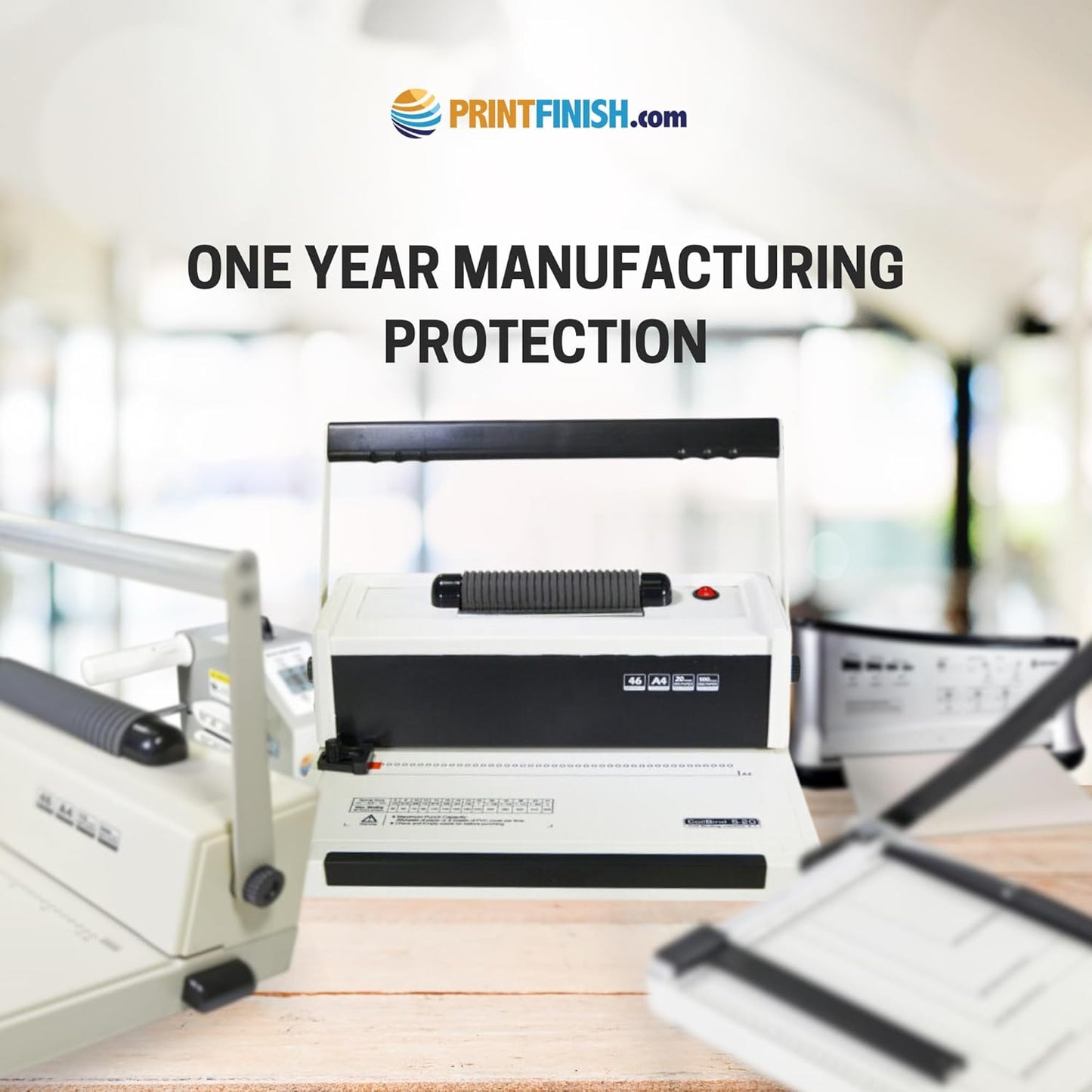 Coilbind S20 Spiral Coil Binding Machine for Office – Heavy Duty Hole Punch Electric Coil Inserter – Adjustable Margins – Clean Binding - Free Crimper Tool & 100 Coils – 4:1 Pitch – 20 Sheet Capacity