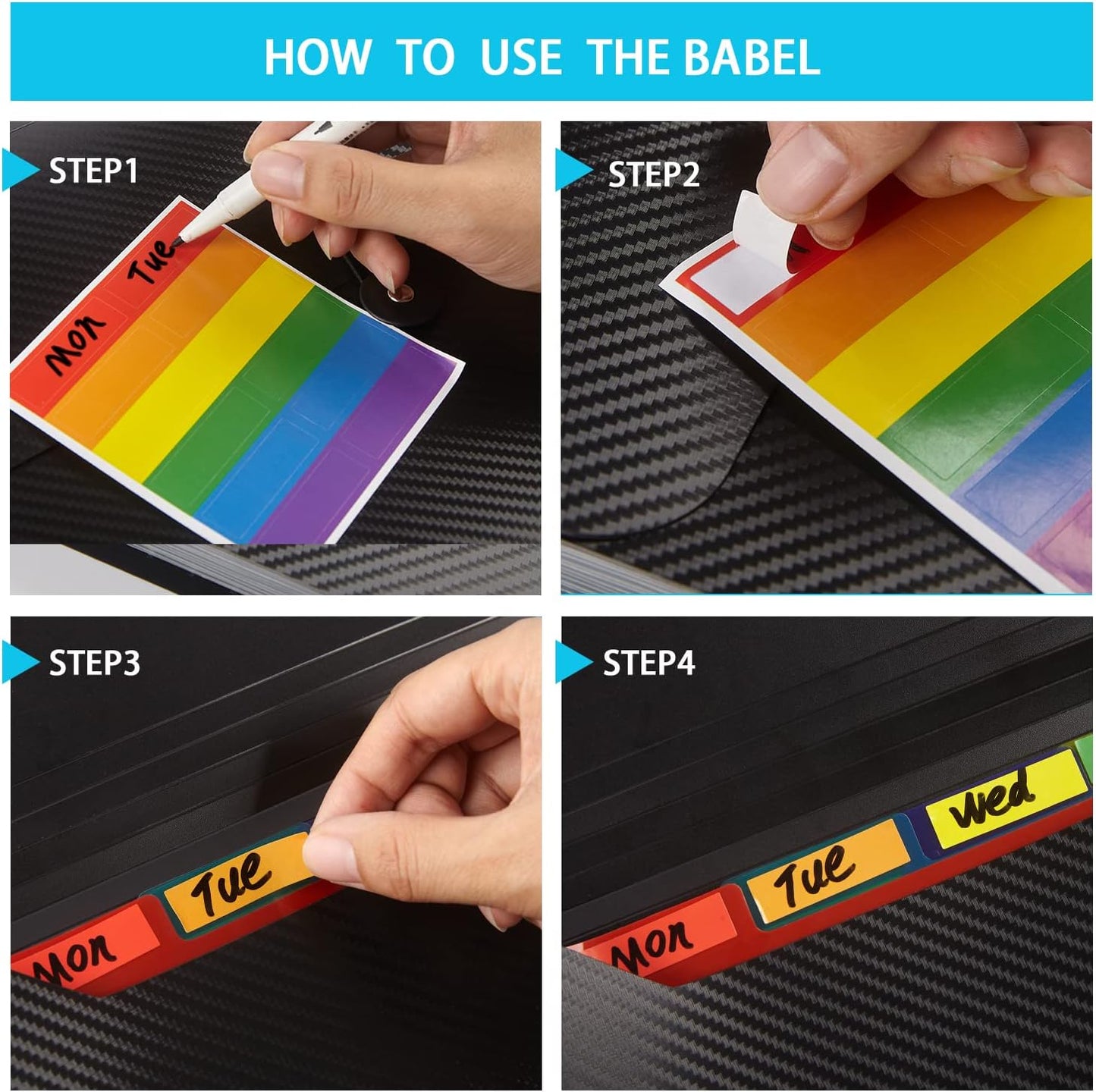 Expanding File Folder File Organizer 13 Pockets File Organizer Accordion Filing Folder Expandable File Folder for Documents Aesthetic Paper Organizer Folder for Work, School, Home, Office, BlackRed