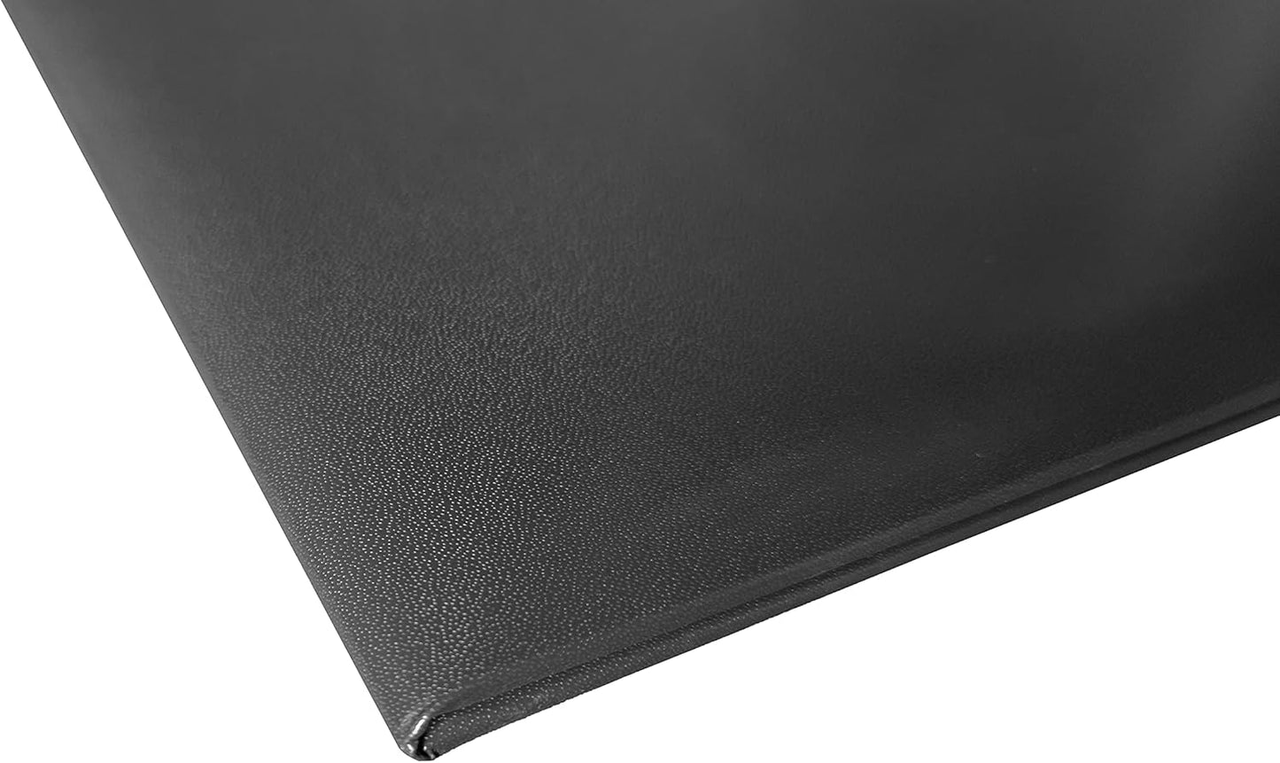 12 PCS Smooth Diploma Certificate Cover 8 1/2" x 11" Black