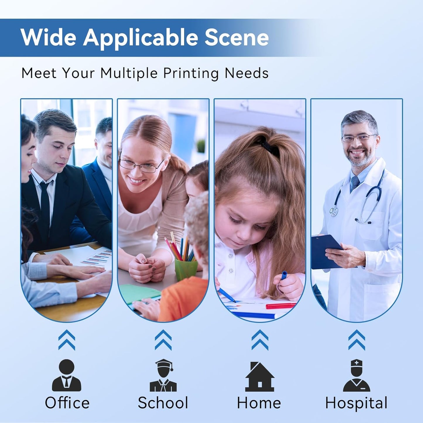 138A Black Toner Cartridge (with Chip) Compatible Replacement for HP 138A 138X W1380A W1380X Toner for Pro 3001dw 3001dn Pro MFP 3101fdw 3101fdn Printer (2 Pack)