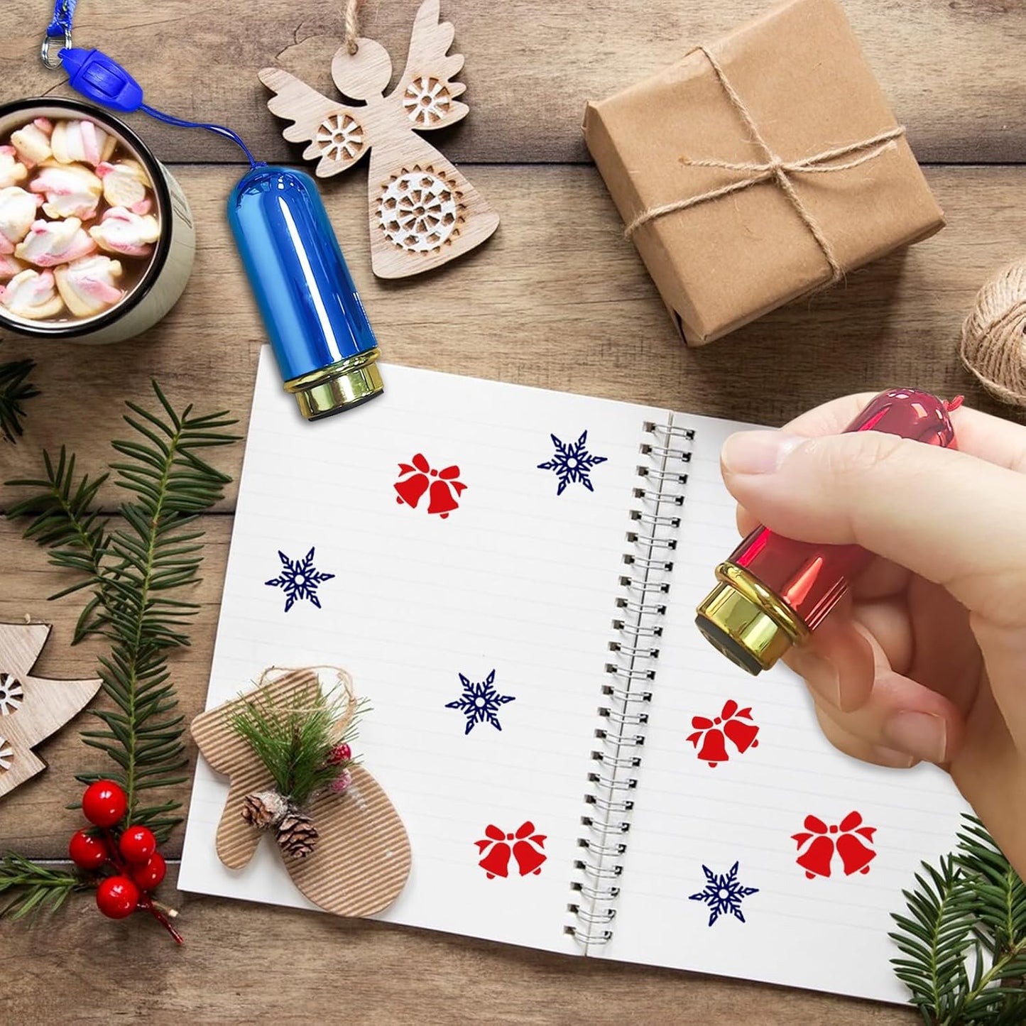 Custom Loyalty Business & Food Stamp - Personalized Self Inking Stamp, Small Round Rubber