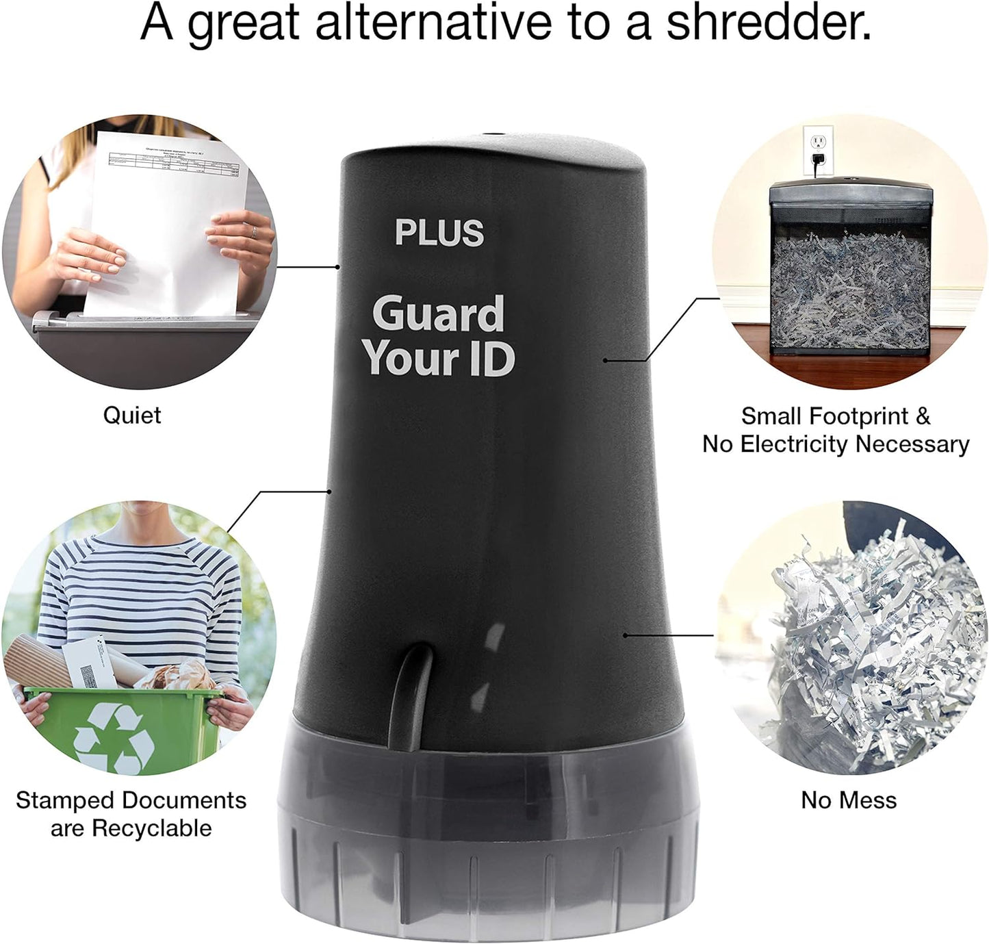 Guard Your ID Advanced Security Roller 2.0 for Identity Theft Prevention Stamping Black