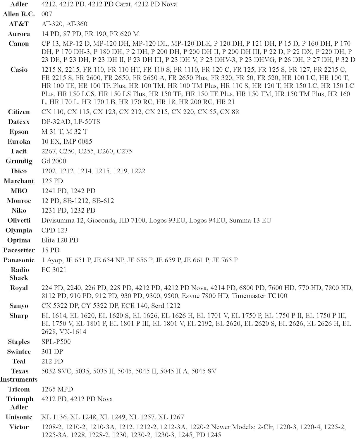 (3 Pack) COMPUMATIC Compatible/Replacement Calculator Ink Roller, Black/Red IR-40T, for Casio HR-300RC HR-200RC HR-170RC HR-150RC HR-100RC HR-100TM HR-150TM and More