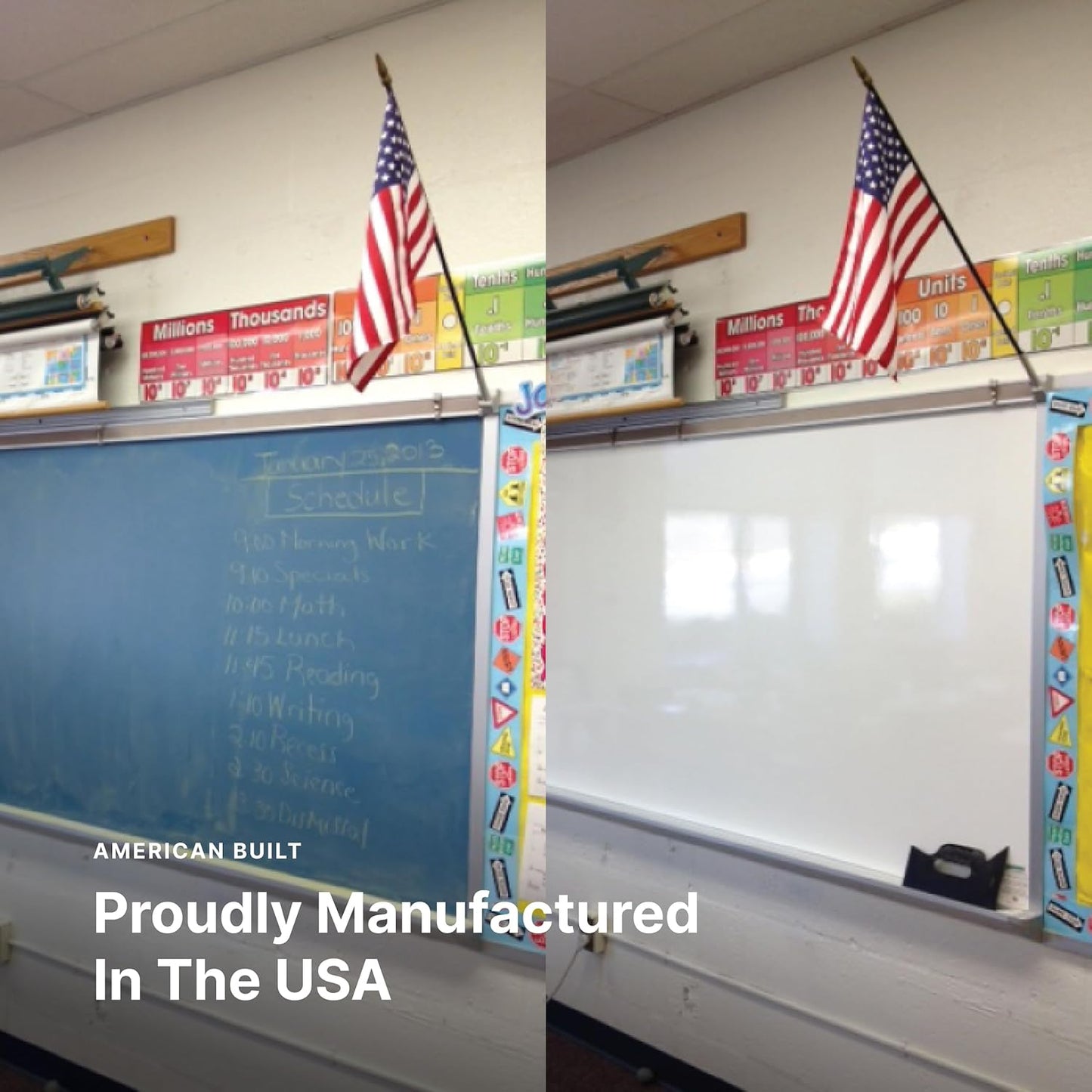 Everase Dry Erase Whiteboard Resurfacing Film Roll (13 ft. x 50") – Peel & Stick, Converts Chalkboards & Stained Whiteboards, Durable, Scratch/Stain-Resistant, Eco-Friendly, Refinish in 30 Mins.