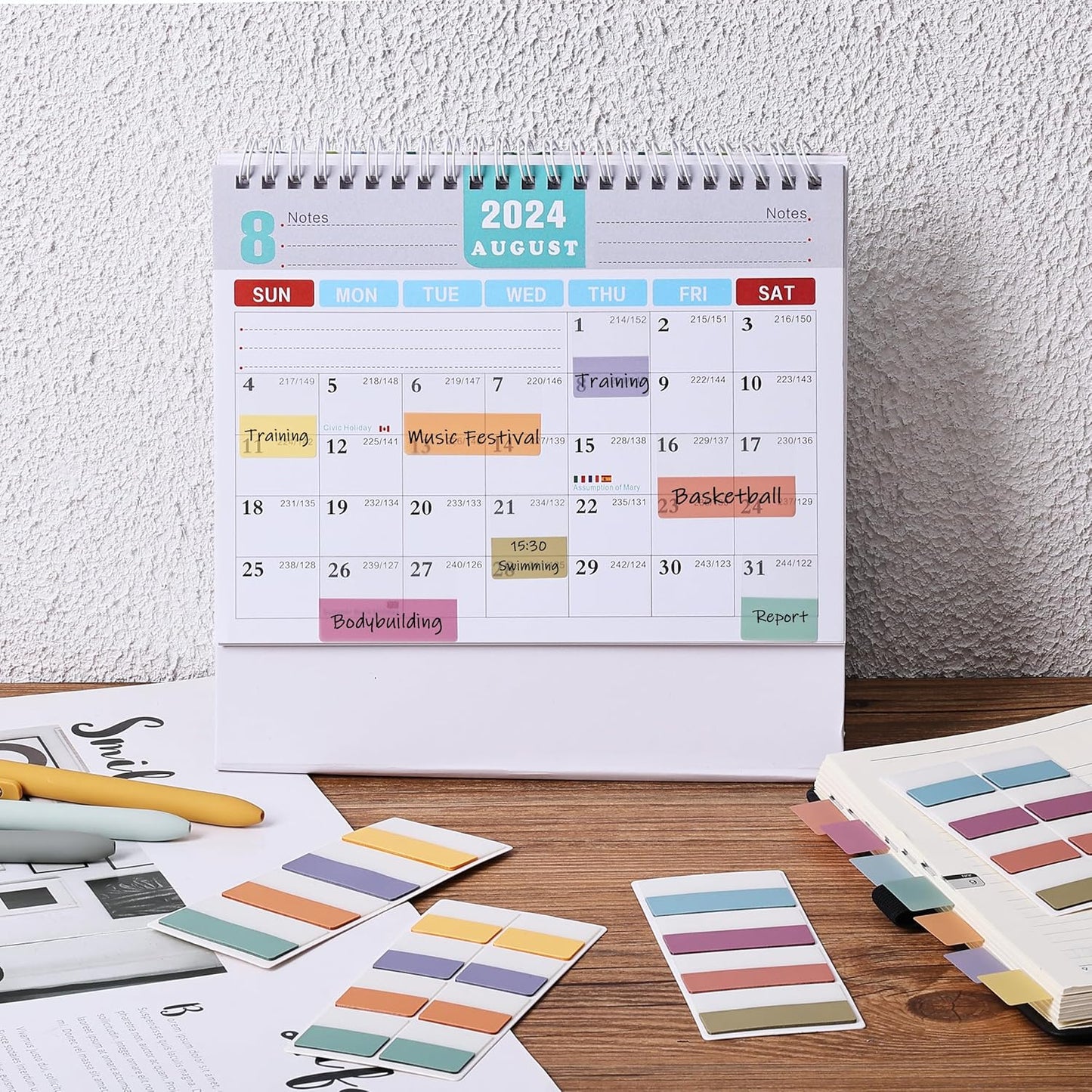 Mr. Pen- Sticky Index Tabs, 360 Pcs, Colorful Sticky Tabs for Notebooks, Page Markers, Page Tabs for Binders, Page Tabs Sticky Tabs for Books, Notebook Tabs, Book Sticky Tabs for Notebooks