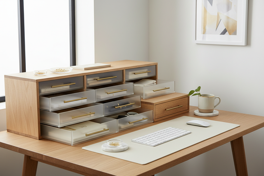 Maximizing Small Desk Spaces with Multi-Drawer Organizers