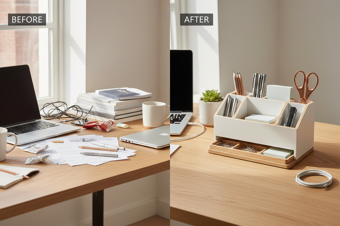 10 Pens Rolling on Your Desk? The Ultimate Desk Organization Solution 2026