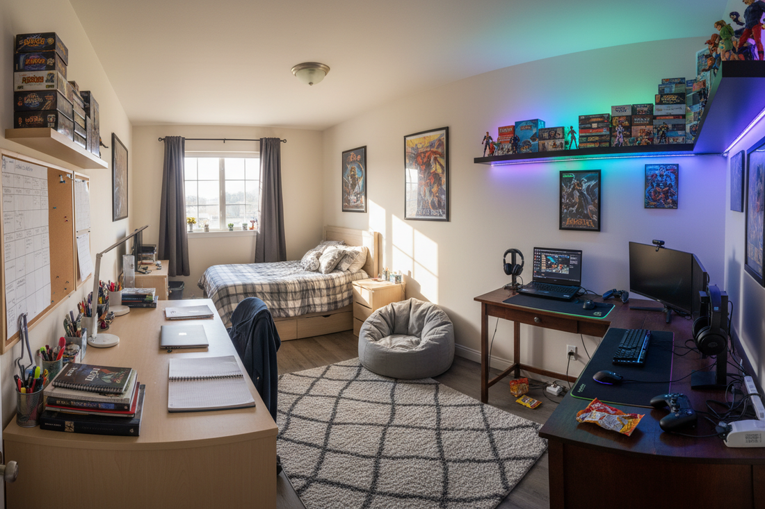 2026 Teen Room Setup: Study & Gaming Zone Separation Guide for 10th Graders