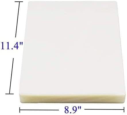 Immuson Thermal Laminating Pouches 8.9 x 11.4, 3Mil Thickness, Crystal Clear Finish, 1500 Pack