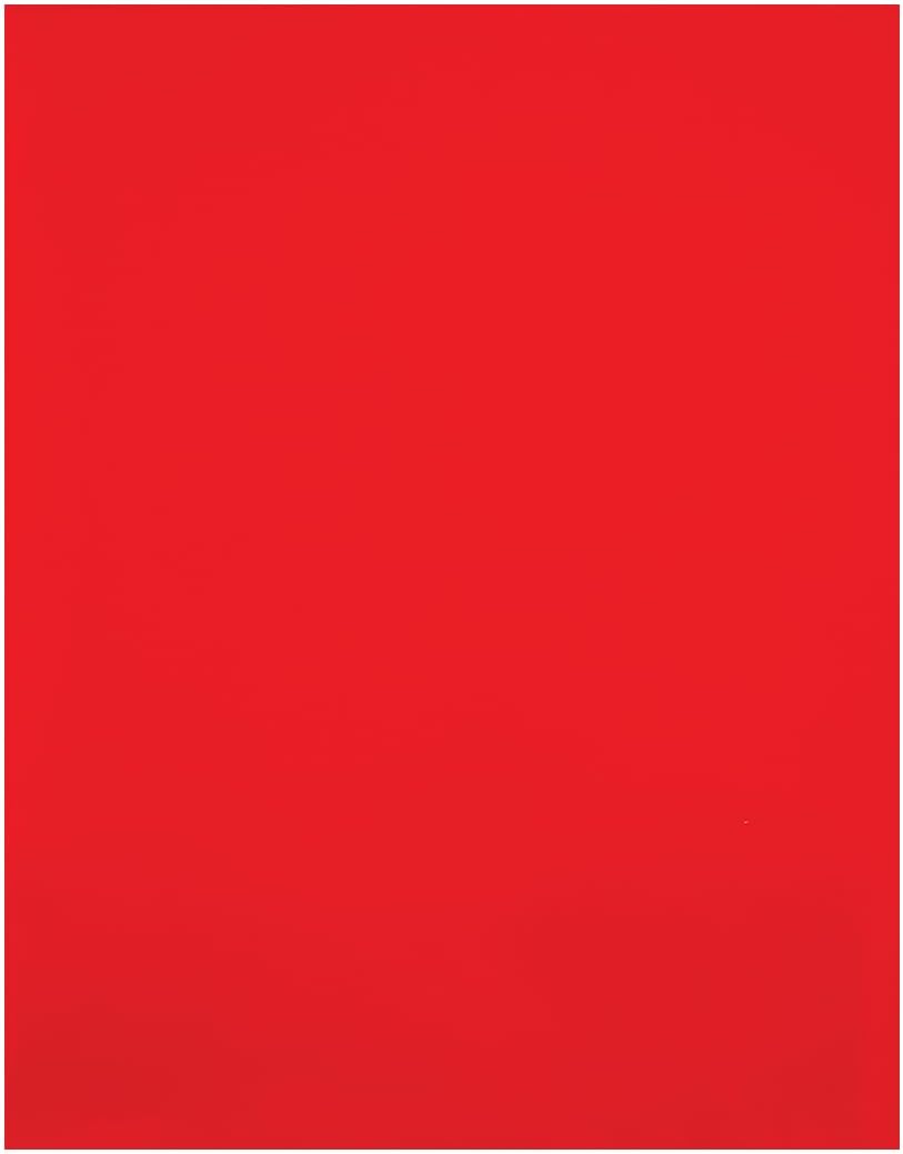 JAM PAPER Custom Printed Semi-Gloss Folders with Round Corner Pockets - Personalized Logo & Text - 10 pt C2S - Red - 250/Pack