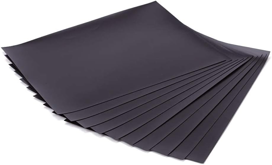 10 Pack 9.3x6.85inch Large Size Magnet Sheets for Dies Storage Magnetic Sheets for Crafts Non Adhesive for Metal Cutting Dies Storage Orangize Crafts Tool ScrapbookingFlexible Placement 0.5mmThickness