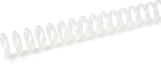 RAYSON Click Binding Spines, 3:1 Pitch, Clear, Binds Up to 120 Sheets, Compatible with A4 and Letter Size Paper, 30-Pack, Reclosable Binding Combs for Presentations & Reports