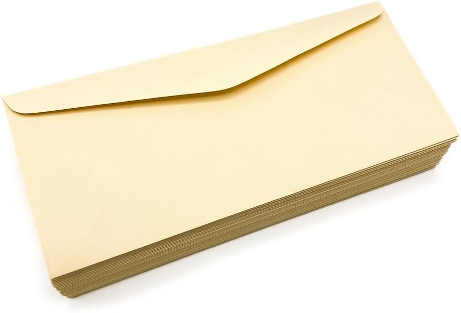 Limited Papers (TM) No. 10 Regular Standard Mailing Envelope - Pastel - Soft - 24 Pound (4.8 inch x 9.5 inch) - Announcement, Invoices, Checks, Letters, Contracts, Business Envelopes (Ivory, 1000)