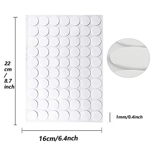 Clear Sticky Tack Adhesive Poster Tacky Putty Removable Round Putty Double-Sided Round No Traces Adhesive Sticke for Festival Decoration（490）