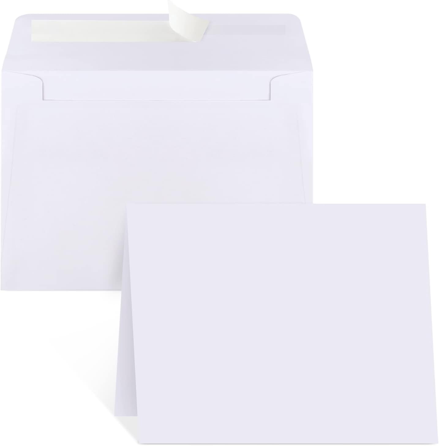 Joyberg Blank Cards and Envelopes 4x6, 30 Pack White Invitation Cardstock with 30 Pack Envelopes, Self-Seal Thank you Blank Greeting Cards and Envelopes, for All Occasions DIY, Print custom