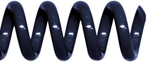 TruBind 8mm (5/16 in.) Spiral Binding Coils for Reports, Presentations and Proposals | 4:1 Pitch | 12 in. Length | Navy | 54 Sheets Binding Capacity | 100 Pack