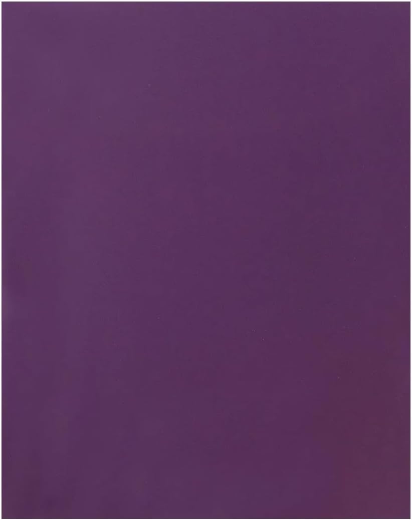 JAM PAPER Custom Printed Semi-Gloss Folders with Round Corner Pockets - Personalized Logo & Text - 10 pt C2S - Purple - 250/Pack