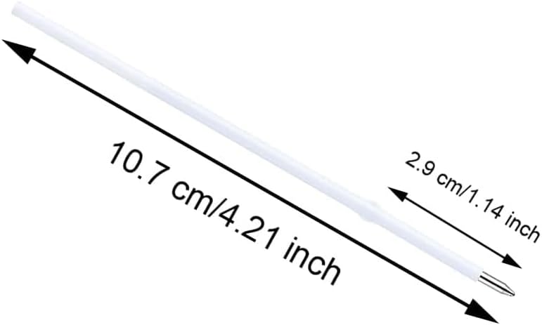 20 pcs 1mm Blue Color Replaceable Ballpoint Pen Refill School Office Supplies(4.2 inch)