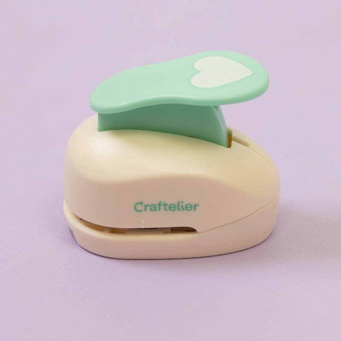 Craftelier - 1 Inch Heart Hole Punch with Lever Press | Hole Puncher for Paper Crafts | Heart Punch for Scrapbooking, DIY Cards & Journals | Hole Puncher for Paper & Cardstock.