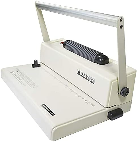 PPE Coilbind S-15 with Electric Coil Inserter Manual Coil Punch & Binding Machine Pitch 4:1 - Professionally Bind Presentations and Documents