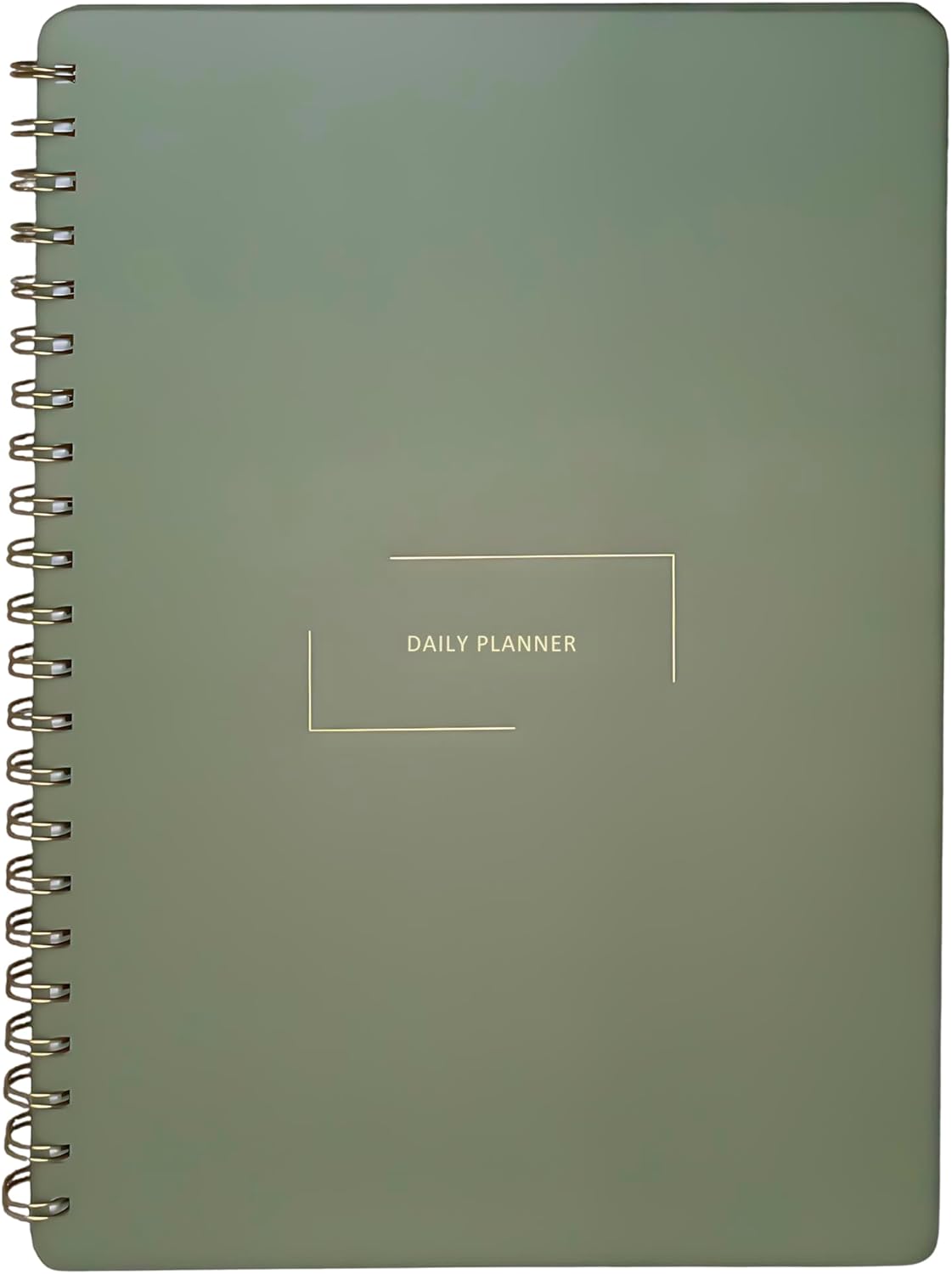 Undated Daily Planner | 8.25” x 11.75” To Do List Notebook | Work Productivity ADHD Organizer | Men and Women Planner | College Supplies | Evergreen | Portrait Layout