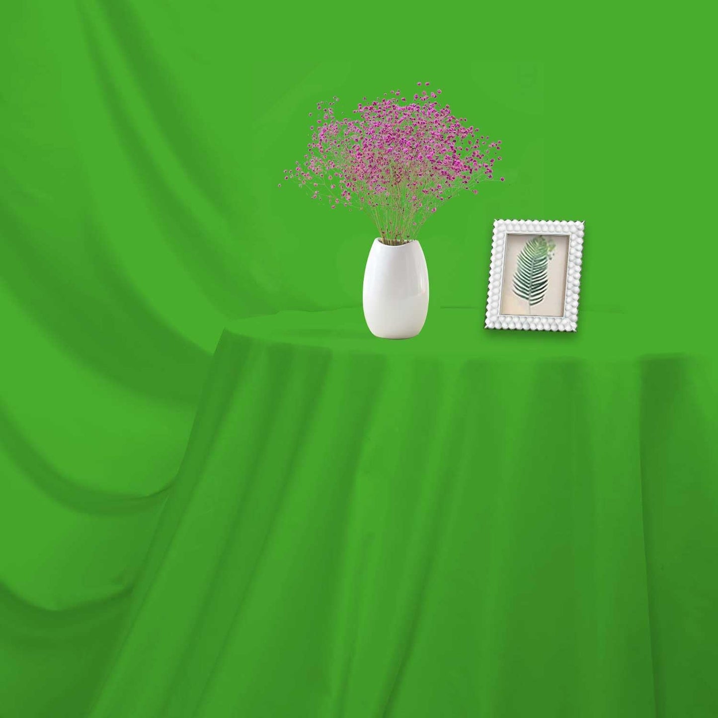 Green Screen Photo Backdrop for Photoshoot Green Background for Photography Photo Backdrop Curtain for Party 6x9 FT