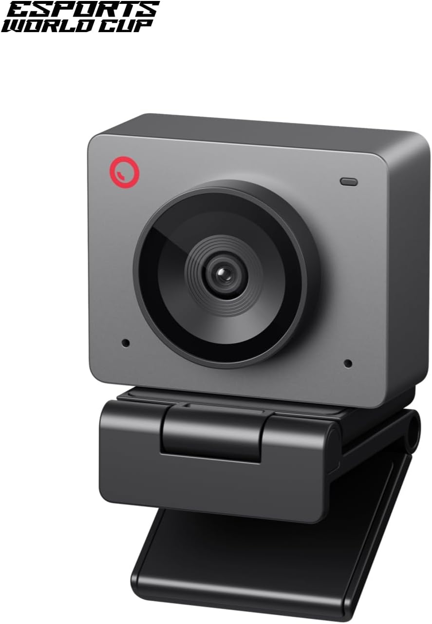 OBSBOT Meet SE 1080P 100FPS Webcam for PC, AI Framing Streaming Camera with 1/2.8" Sensor, Beauty Mode, Gesture Control, Staggered HDR, Web Camera for Desktop Computer, Laptop, Meeting.(Space Grey)