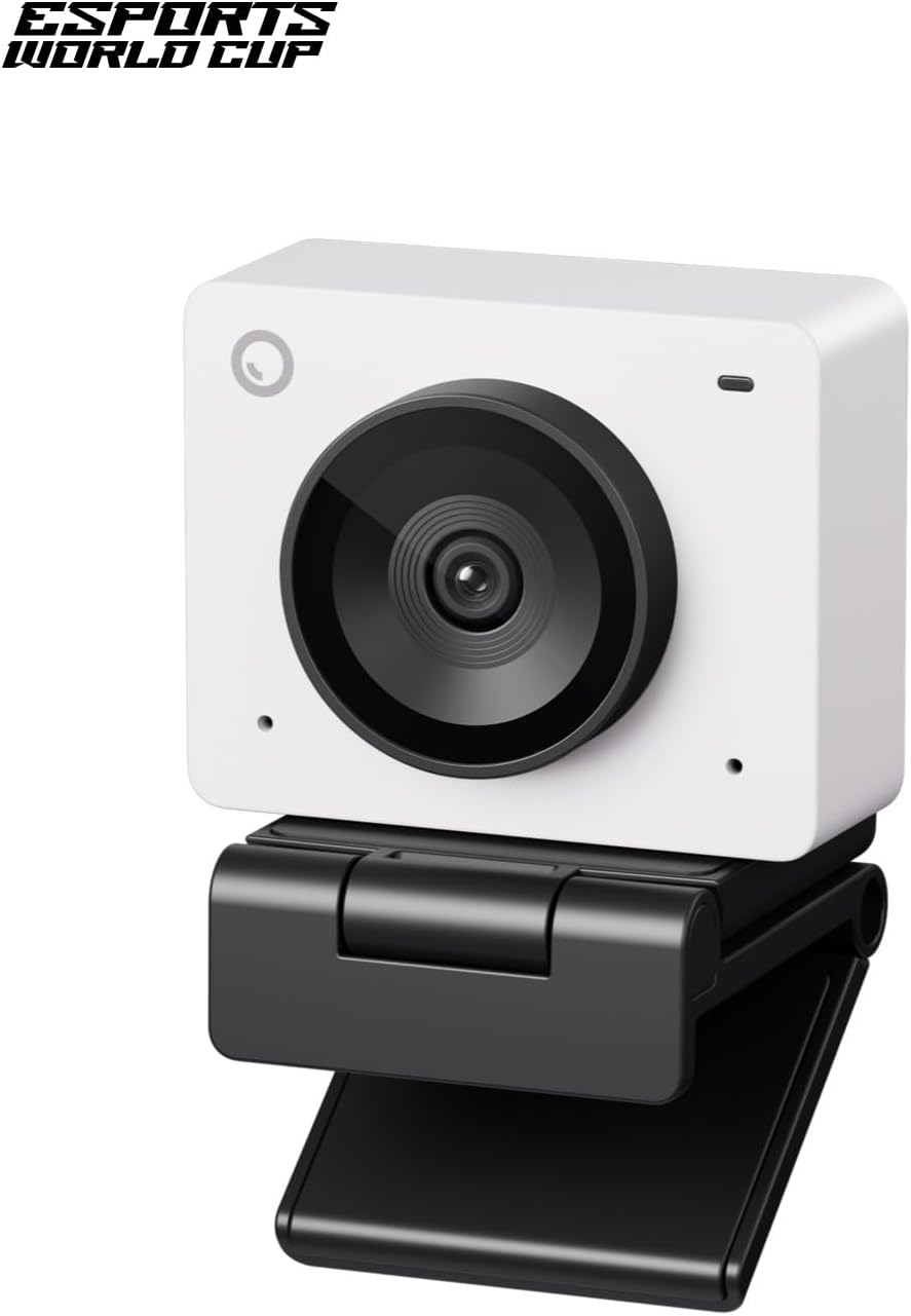 OBSBOT Meet SE 1080P 100FPS Webcam for PC, AI Framing Streaming Camera with 1/2.8" Sensor, Beauty Mode, Gesture Control, Staggered HDR, Web Camera for Desktop Computer, Laptop, Meeting. (Cloud White)