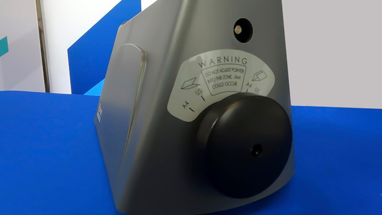 Generic P6500 My Office Products Desktop Paper Folder Folding Machine; Letter or Half Fold; Sets of 1-3 Sheets, 8.5 x 11 Inches, 18 to 24 Pounds Bond Paper, 68 to 90 GSM; 1800 Sheets per Hour