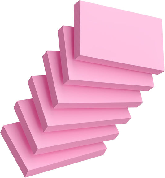 Index Cards 3x5 Inch, 300sheets, Flash Cards, Blank Pink Note Cards Paper For Studying, Schools Supplies, College, Office And Home Organization, Note Taking Supplies