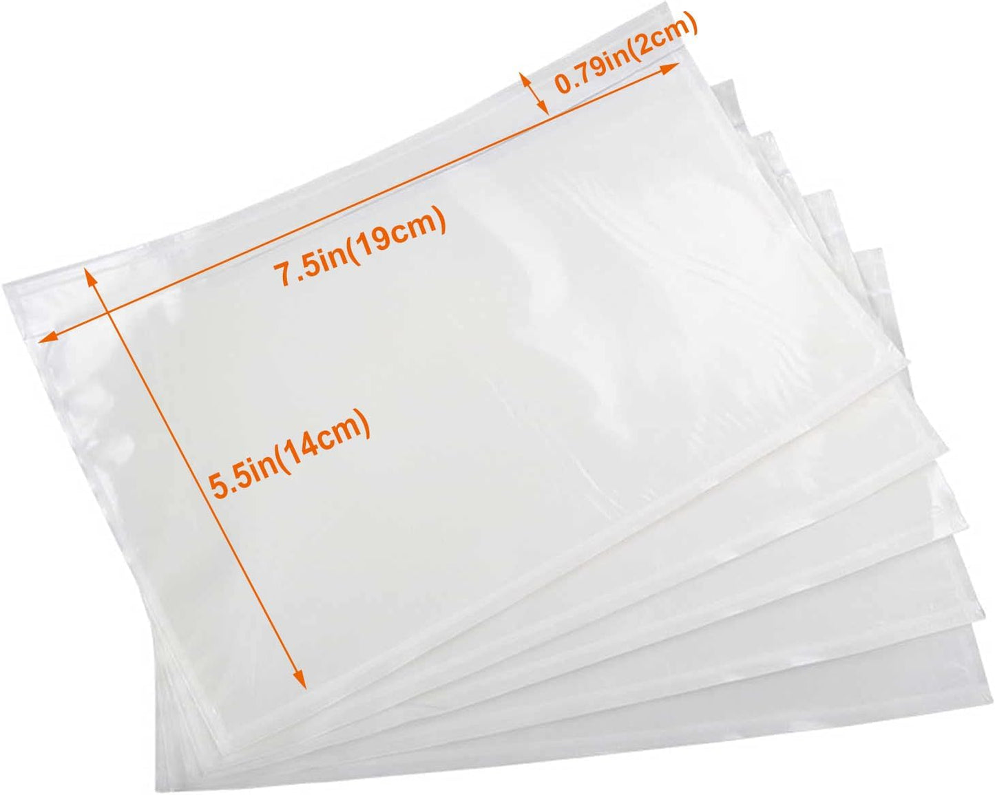 200 Pcs 7.5x5.5 Packing List Mailing Envelopes Shipping Envelopes Packing List Clear Adhesive Shipping label sleeves Shipping Supplies for Small Businesses