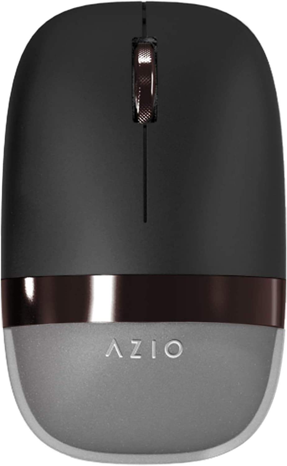 Azio IZO Wireless Optical Mouse - Bluetooth 3.0 & 5.0/2.4G RF-USB, Ambidextrous Design, PixArt PAW3212 Sensor, 1000/1600/2400 DPI, Rechargeable, PC & Mac