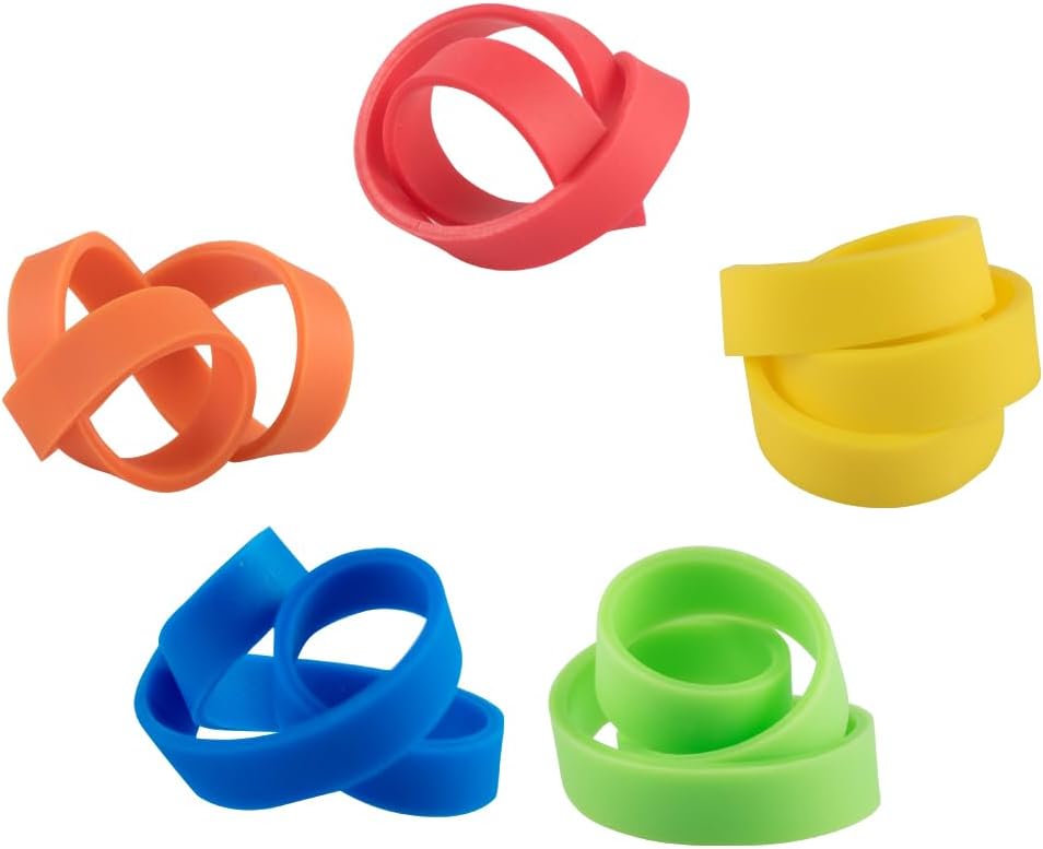 JAM PAPER Colorful Rubber Bands - Size 64 - Assorted Rubberbands - 500/Pack