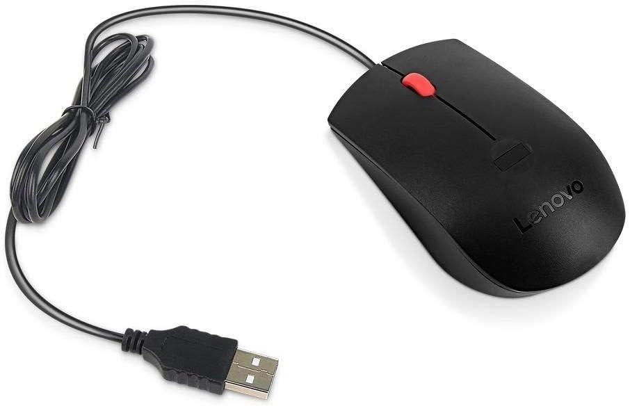 Lenovo Fingerprint Biometric USB Mouse Pointing Devices (4Y50Q64661)