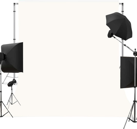 Ivory Photo Backdrop for Photoshoot Ivory Background for Photography Photo Backdrop Curtain for Party 8x10 FT