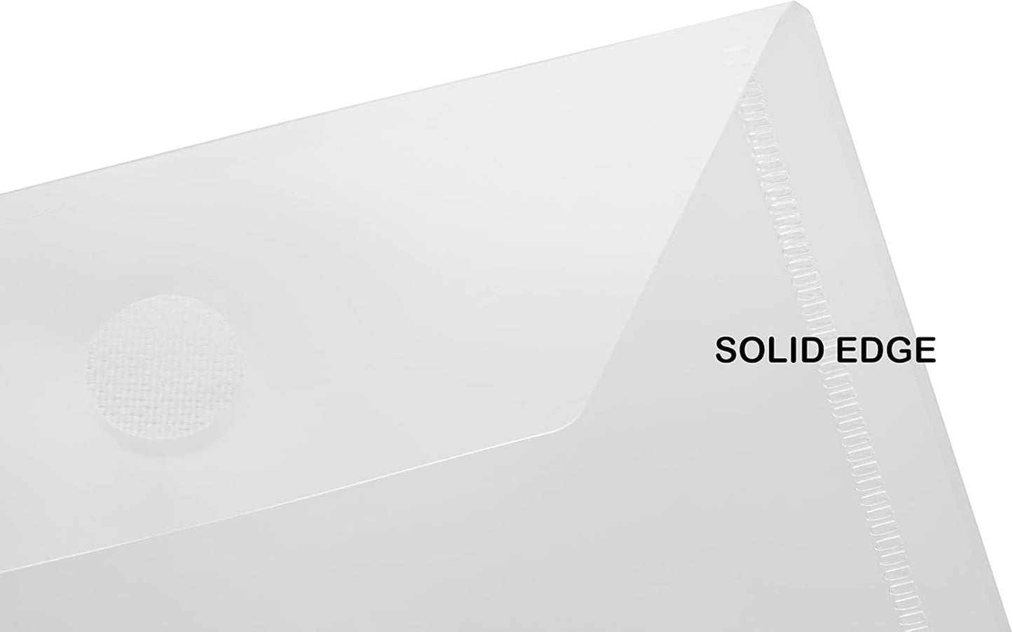 3x5 Plastic Envelopes Hook Loop Closure Coupon Receipt Storage Holder 20 Pack