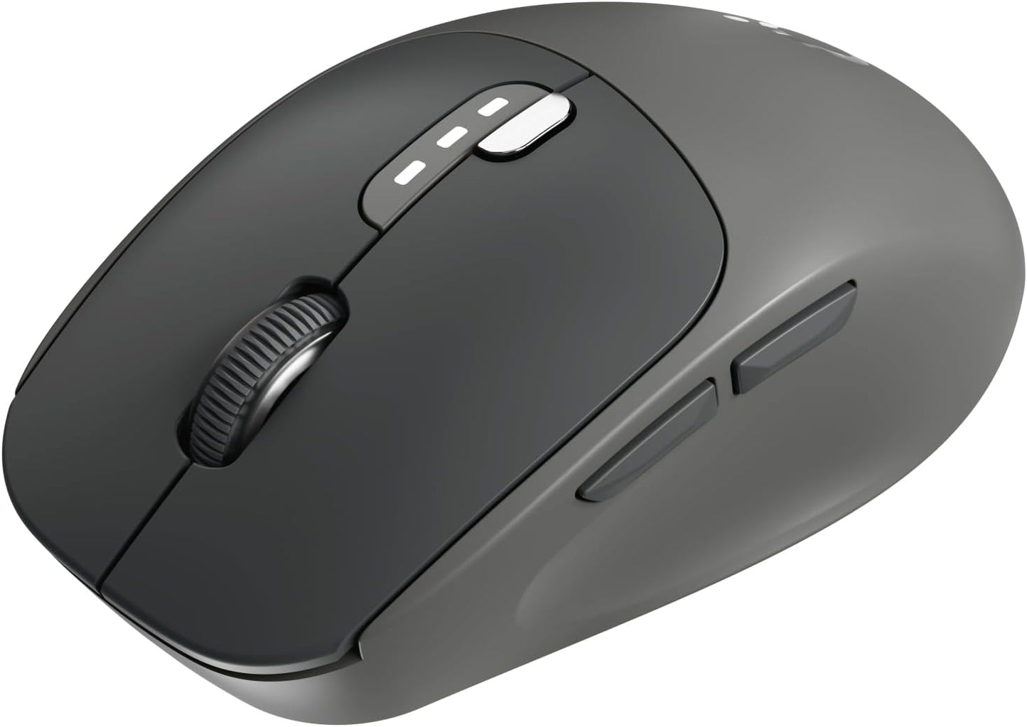 EWEADN Q5 Wireless Mouse, Bluetooth & 2.4G Quiet Computer Mouses with 1600 DPI, Battery Level Display, Ergonomic Office Mouse,6 Button Portable Cute Cordless Mice for Laptop/PC/Mac- Black