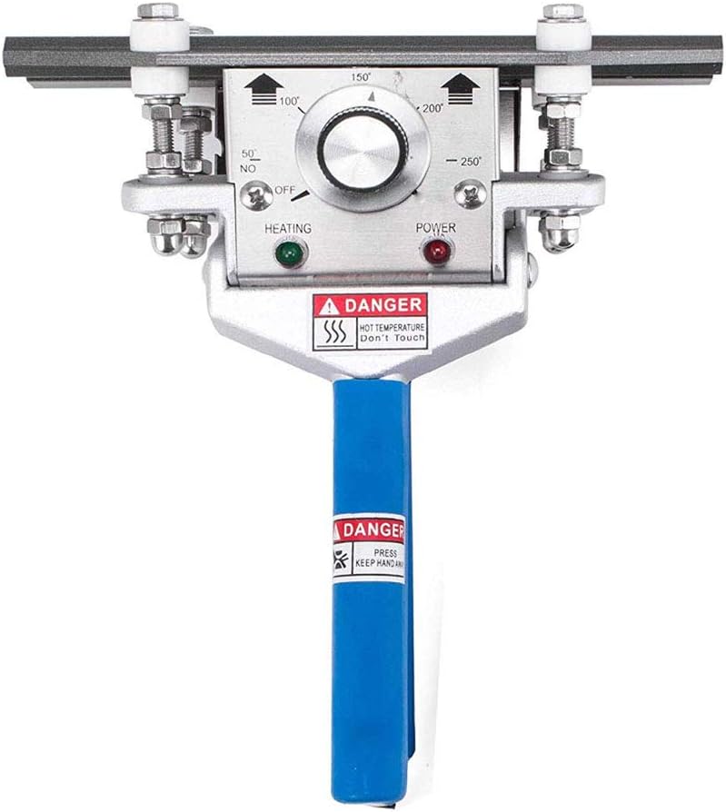 FKR-300 Hand Held Crimp Heat Sealer Bag Crimp Heat Sealer Sealing Machine Tool Aluminum Foil Kraft (12" Sealing Length)